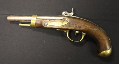 Lot 677 - A .700 CALIBRE CONTINENTAL PERCUSSION CAVALRY PISTOL