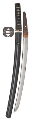 Lot 38 - A JAPANESE SWORD (WAKIZASHI)