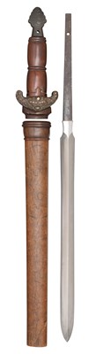 Lot 61 - A CHINESE SWORD WITH JAPANESE YARI BLADE