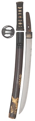 Lot 62 - A JAPANESE SWORD (HIRAZUKURI TANTO)