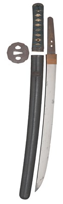 Lot 63 - A JAPANESE SWORD (HIRAZUKURI TANTO)