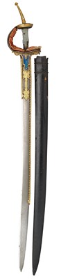 Lot 84 - A FINE SOUTH INDIAN SWORD (KHANDA)