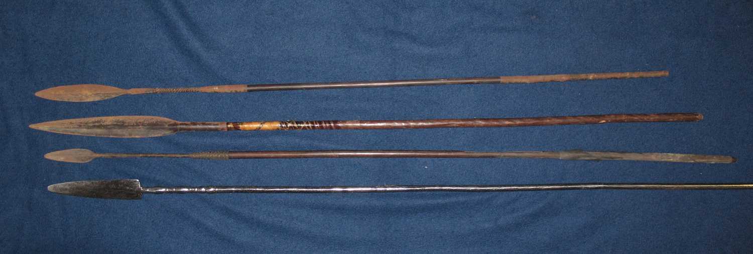 Lot 92 - FOUR AFRICAN SPEARS