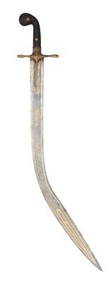 Lot 113 - A DECORATED TURKISH SWORD (KILIG)