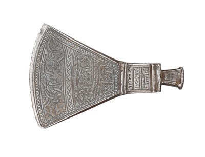Lot 121 - A RARE OTTOMAN AXE HEAD