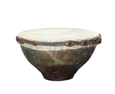 Lot 126 - A RARE OTTOMAN DRUM
