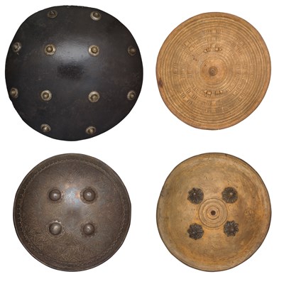 Lot 140 - AN INDO-PERSIAN SHIELD (DHAL)
