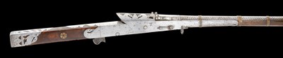 Lot 143 - A 10 BORE INDIAN MATCHLOCK MUSKET