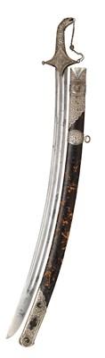 Lot 164 - **A RUSSIAN SILVER-MOUNTED SWORD (SHASQA)