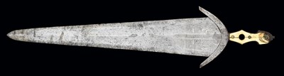 Lot 168 - A FINE AND VERY RARE ITALIAN SHORTSWORD (CINQUEDEA)