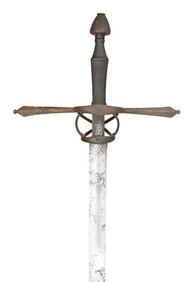 Lot 178 - A MILITARY BROADSWORD
