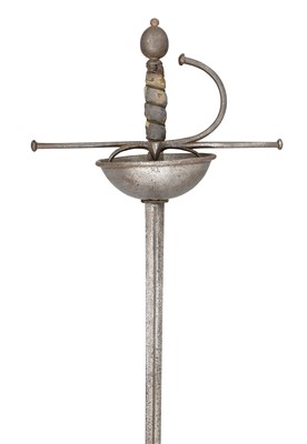 Lot 182 - A SPANISH CUP-HILT RAPIER