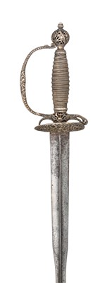Lot 201 - A SILVER-HILTED SMALL-SWORD