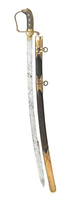 Lot 214 - A RARE INFANTRY OFFICER'S SWORD OF THE 23RD (THE ROYAL WELSH FUSILIERS) REGIMENT OF FOOT