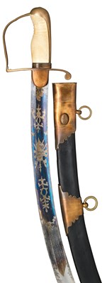 Lot 215 - AN OFFICER'S SWORD
