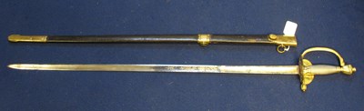 Lot 220 - A 1796 PATTERN INFANTRY OFFICER'S SWORD BY SAMUEL BRUNN
