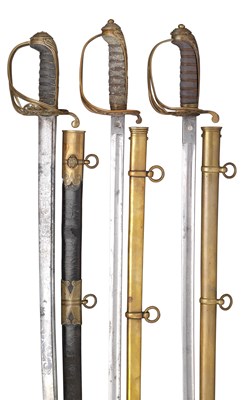 Lot 224 - A WILLIAM IV 1822 PATTERN INFANTRY OFFICER'S SWORD; A VICTORIAN 1845 PATTERN INFANTRY OFFICER'S