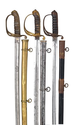 Lot 228 - A VICTORIAN 1845 PATTERN INFANTRY OFFICER'S SWORD; A VICTORIAN 1845 PATTERN INFANTRY OFFICER SWORD