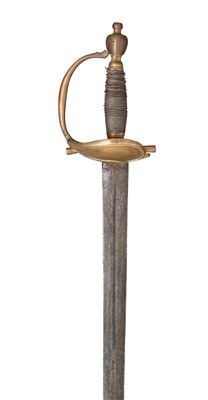 Lot 229 - TWO 1796 PATTERN LIGHT CAVALRY TROOPERS SWORD; A PRACTICE SWORD