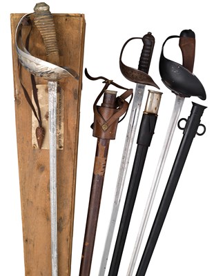 Lot 242 - A GEORGE V 1912 PATTERN CAVALRY OFFICER'S SWORD BY HENRY WILKINSON