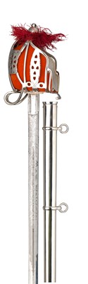 Lot 244 - A RARE EDWARD VIII BASKET-HILTED BROADSWORD FOR AN OFFICER OF THE BLACKWATCH ROYAL HIGHLANDERS