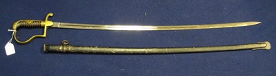 Lot 257 - A CONTINENTAL OFFICER'S SWORD