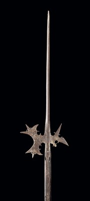 Lot 278 - A GERMAN HALBERD