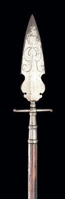 Lot 288 - AN ENGLISH MODEL 1803 INFANTRY OFFICER'S SPONTOON