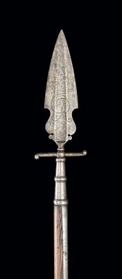 Lot 289 - AN ENGLISH MODEL 1803 INFANTRY OFFICER'S SPONTOON