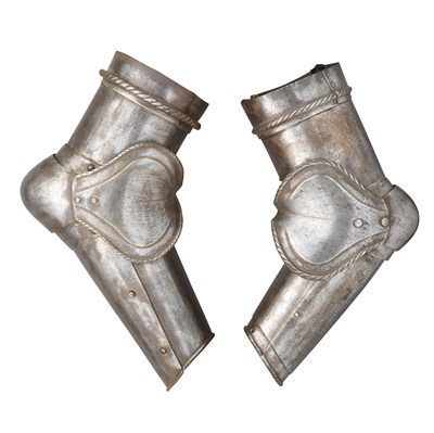 Lot 297 - TWO GERMAN VAMBRACES