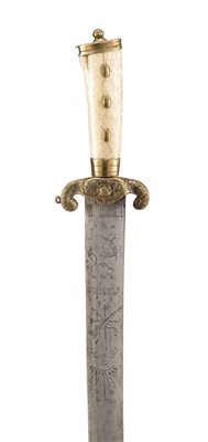 Lot 338 - A GERMAN HUNTING SWORD