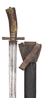 Lot 342 - A GERMAN HUNTING SWORD