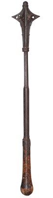 Lot 347 - A MACE FORMED ENTIRELY OF STEEL