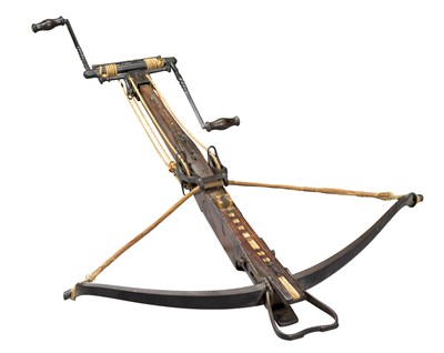 Lot 406 - A FLEMISH TARGET CROSSBOW