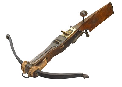 Lot 410 - A SOUTH GERMAN SPORTING CROSSBOW