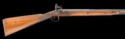 Lot 422 - AN 8 BORE FLINTLOCK WILDFOWLING GUN BY WOOD