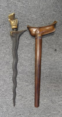 Lot 25 - ËœA SULAWESI DAGGER (KRIS)