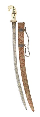 Lot 37 - ËœAN INDIAN SWORD