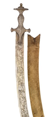 Lot 45 - AN INDIAN SWORD (TALWAR)