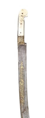 Lot 47 - ËœAN OTTOMAN SWORD (YATAGHAN)