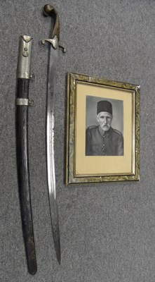Lot 52 - AN OTTOMAN SWORD (SHAMSHIR)