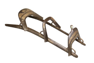 Lot 56 - A RARE NORTH AFRICAN CAMEL SADDLE