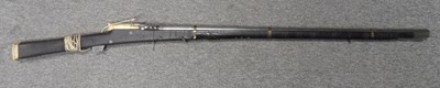 Lot 67 - A 7 BORE INDIAN MATCHLOCK MUSKET