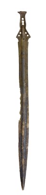Lot 71 - A BRONZE SHORTSWORD, CIRCA 1100-800 B. C.