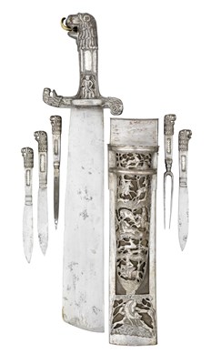 Lot 90 - A FINE GERMAN HUNTING TROUSSE (WEIDBESTECK)