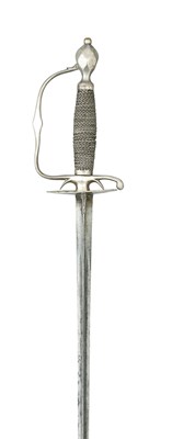 Lot 115 - A NORTH EUROPEAN SILVER-HILTED SMALL-SWORD