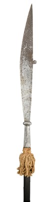 Lot 131 - A RARE ITALIAN GLAIVE FOR THE GUARD OF CARLO GONZAGA