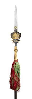 Lot 141 - AN ENGLISH PARTISAN FOR THE GUARD OF QUEEN ELIZABETH II (1956