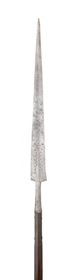 Lot 144 - A RARE ITALIAN GOTHIC SPEAR