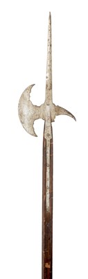 Lot 149 - A RARE HALBERD